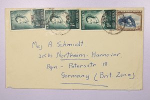 South West Africa 1945? Cover to Germany - L39163