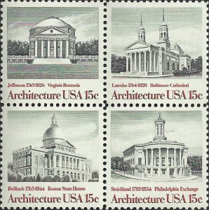 # 1779-1782 MNH AMERICAN ARCHITECTURE