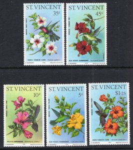 St Vincent 465-469 Hummingbirds MNH VF