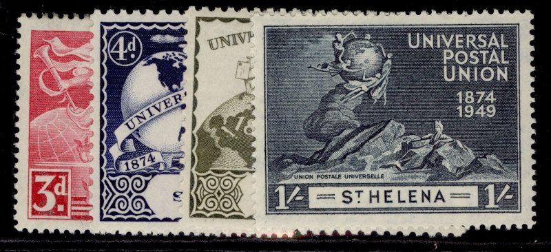 ST. HELENA GVI SG145-148, 1949 ANNIVERSARY of UPU set, M MINT.