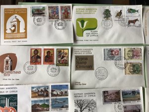 Cyprus first day covers 16 items Ref A1904