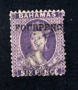 Bahamas #26   VF, Used, Deep Thin, CV $500.00 ..... 0420014