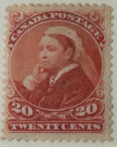 Canada #46 MINT VF LH -Small Queen Issue C$600.00