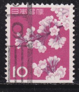 Japan 725 Used 1961 Cherry Blossoms