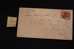 Scott US 183 on cover Boston 3 to same (#689)