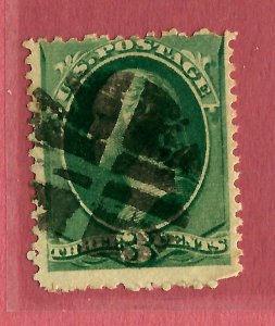 1800s US Stamp w/ Fancy Crossroads-Like GEOMETRIC Cancel ~ Free Shipping....k10 