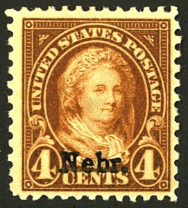 U.S. #673 MINT OG NH