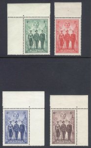 Australia 1940 1d-6d Forces SG 196-199 Scott 184-187 UMM/MNH Cat £45($57)