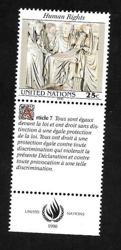 United Nations > New York 1988 - MNH + Tab - Scott #522