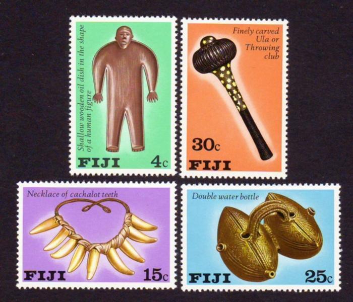 Fiji 1978 SG#556-9 Set of 4 Cultural Artifacts MINT-Hinged.