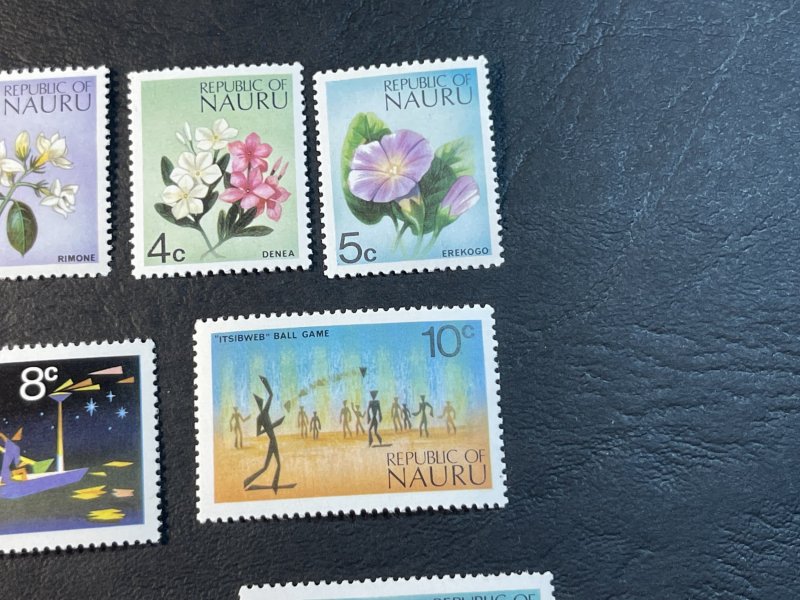 NAURU # 91-104-MINT/NEVER HINGED-----COMPLETE SET------1973(LOTD)