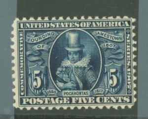 United States #330 Unused Single