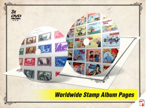 ULTIMATE PRINTABLE WORLD STAMP ALBUM PAGES (+46.000 PDF color illustrated pages)