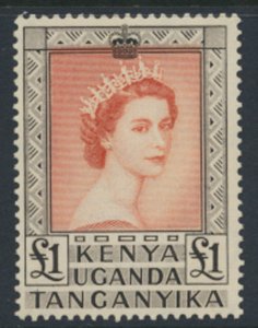 Kenya Tanganyika Uganda KUT  SG 180a  SC # 117 * MLH  see scans and details 