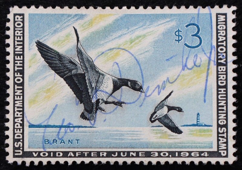 U.S. Used Stamp Scott #RW30 $3 Federal Duck Hunting, Superb. A Gem!