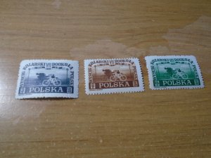 Poland  #  423-25  MH