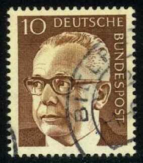 Germany #1029 Gustav Heinemann, used (0.20)