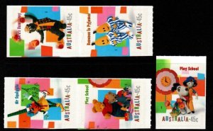 AUSTRALIA SG1876/80 1999 CHILDRENS TELEVISION PROGRAMMES SELF ADHESIVE MNH