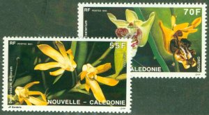 NEW CALEDONIA 638-9 MNH CV $5.50 BIN $3.00