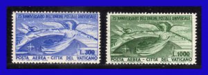 1949 - Vaticano - Sc. n C 18 - C 19 - 75 aniv. de la U.P.U. - MNH - VA- 144