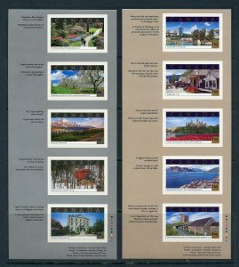 CANADA 2001 SELECTION OF MINT NEVER HINGED STAMPS AND SOUVENIR SHEETS FACE 31.58