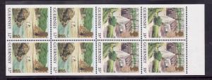 Guernsey-Sc#374b-unused NH miniature sheet of 8-1988-89-