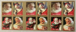 US #5332-5335 (5335b) MNH Booklet of 20 Christmas Santa Claus (.50)