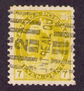 Canada Scott # 81 7¢ Numeral Issue MONTREAL QU Cancel Very Fine