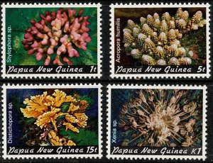 Papua New Guinea #566-9 MNH(NG?) corals