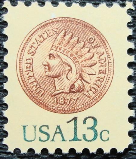 US #1734 MNH Single, Indian Head Penny, SCV $.25 L10