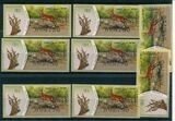 ISRAEL 2011 DEER FAUNA C. CAPREOLOUS ATM LABELS 1st TARIFF MACHINE 1 MNH