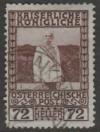 Austria 123, DEFINITIVE SET. USED. F-VF. (995)