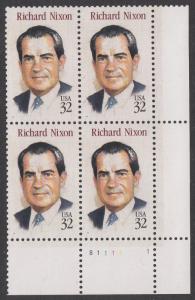 United States 2955 MNH Plate Block CV $3.00