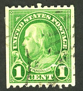 U.S. #604 USED