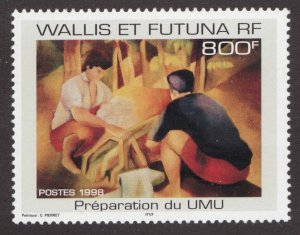 1998 Wallis and Futuna - Preparation of Umu by the artist Perret - MNH Cv$16.50