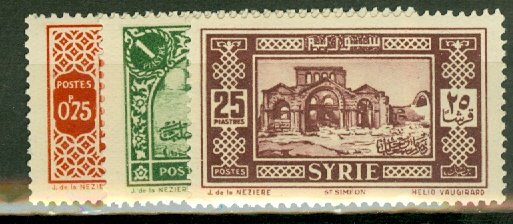 B: Syria 208-230 mint CV $88.55; scan shows only a few