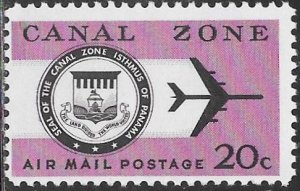 Canal Zone C45 MNH - Seal and Jet Plane