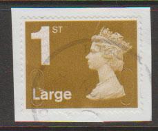 GB QE II Machin SG U2972 - 1st Large Gold  - MA10 - Source  F 