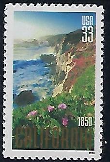 Catalog # 3438 Single Stamp California Statehood Ca 150 Years Valinda El Monte