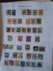 collection on pages Denmark 1906-35 DF: CV $1018