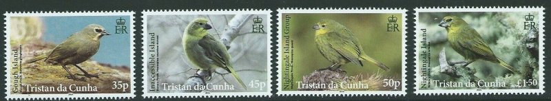 TRISTAN DA CUNHA SG1100/3 2014 FINCHES MNH 