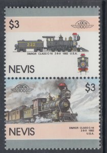 Nevis 223 Train MNH VF