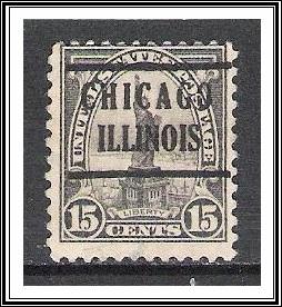 US Precancel #696 Chicago IL Used Thin