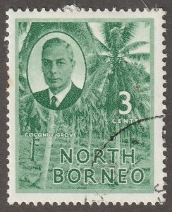 North Borneo, stamp, Scott#246,  used, hinged,  3 cents