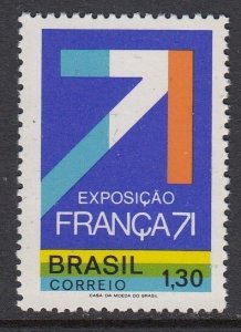Brazil 1197 French Exhibition mint