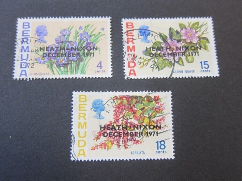 Bermuda 1971 Sc 288-90 FU