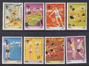 Yemen 467-474 MNH VF