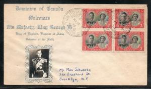 Canada #248 FDC Crosby Royal Train C174
