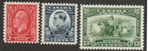 Canada 192-194 Set Mint never hinged