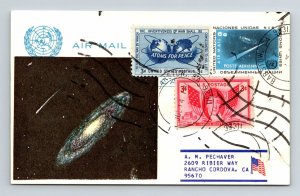 1972 Charles Koscielski - Milky Way Galaxy on Cachet - Air Mail - F5317